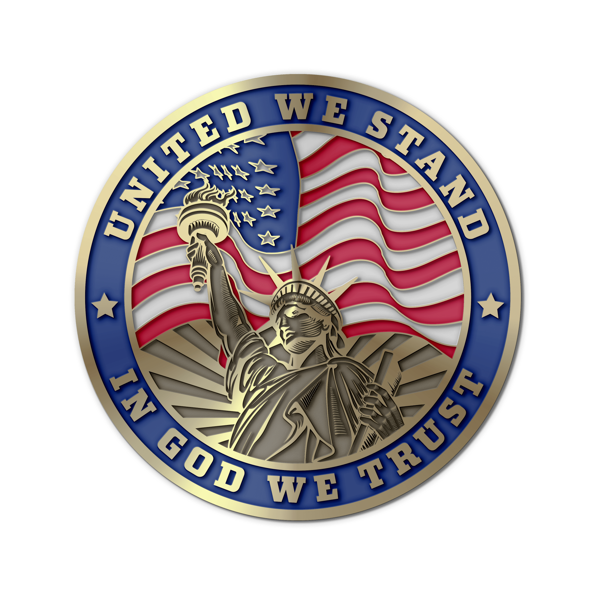 In God We Trust Challenge Coin - We The People Bible